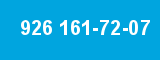 926 161-72-07 926 161-72-07